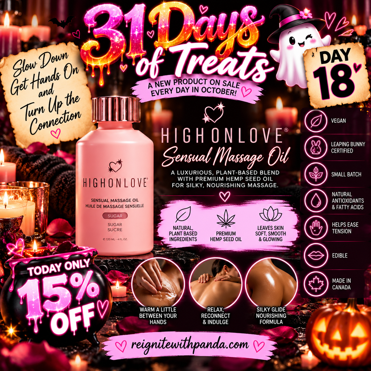 31 Days of Treats- Day 18: Sensual Massage Oil