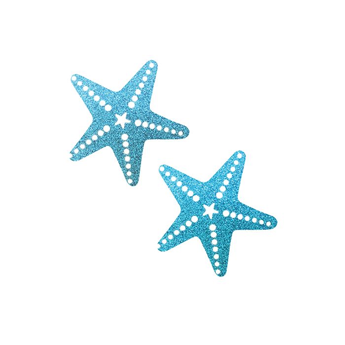 Glitter Starfish Under the Sea Pasties -