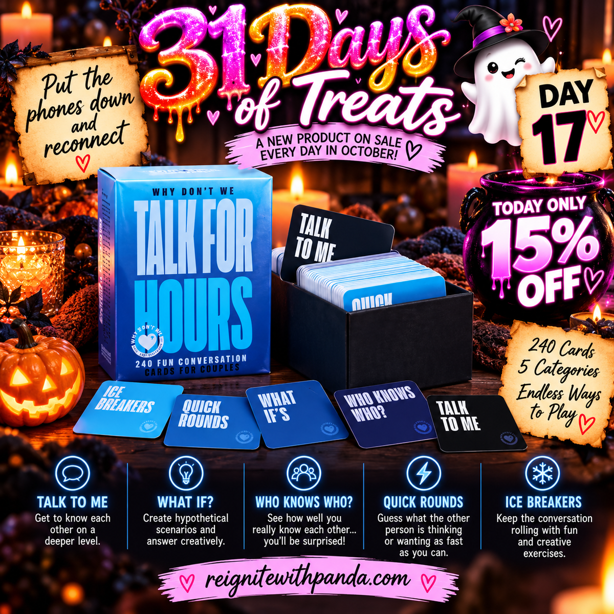 31 Days of Treats- Day 17: Connection Card Game