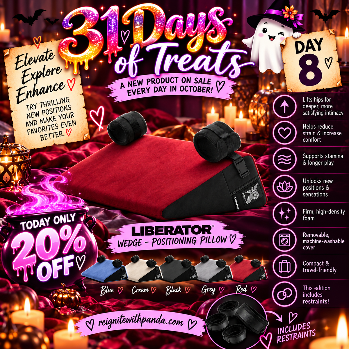 31 Days of Treats- Day 8: Wedge With Cuffs