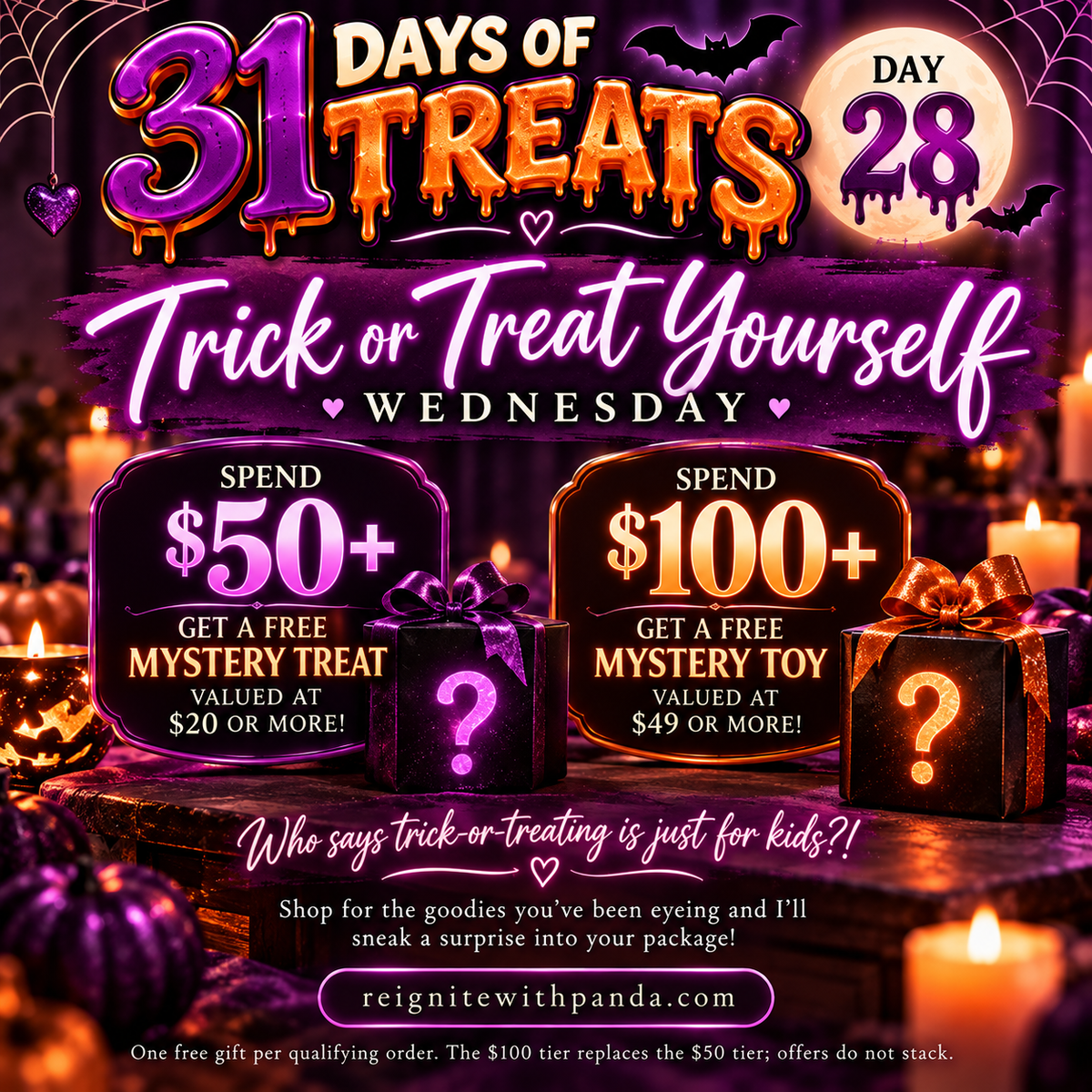 31 days of Treats day 28 free gift with order