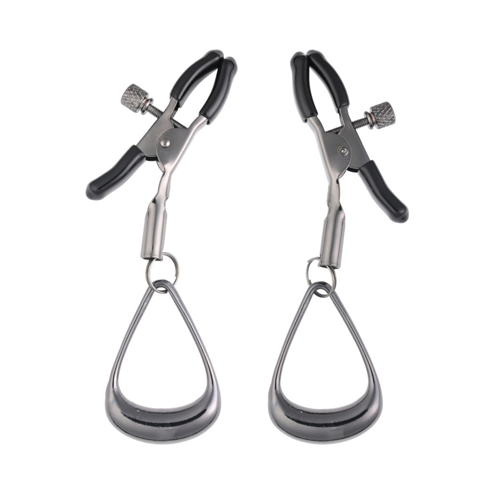 Velvet Noir Striker, Loop Paddle & Tuggable Nipple Clamps