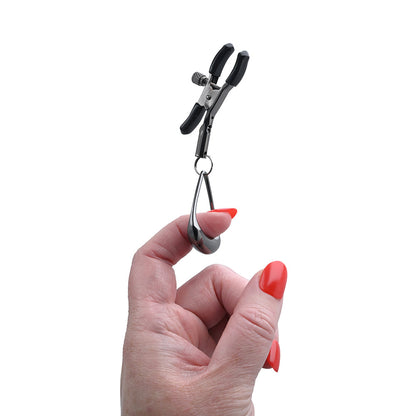 Velvet Noir Striker, Loop Paddle & Tuggable Nipple Clamps