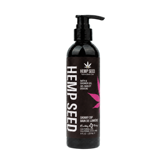 Gel de ducha y baño de semillas de cáñamo