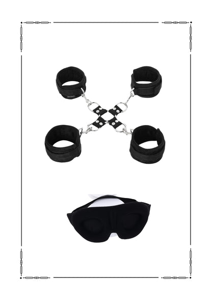5 Piece Hog Tie plus Blindfold Set