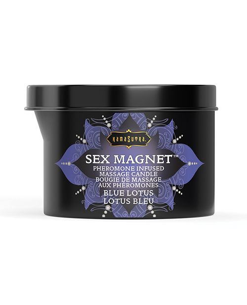 Sex Magnet Massage Candle- Blue Lotus