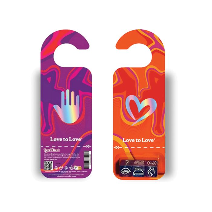 Lover's Dice w/ door hanger