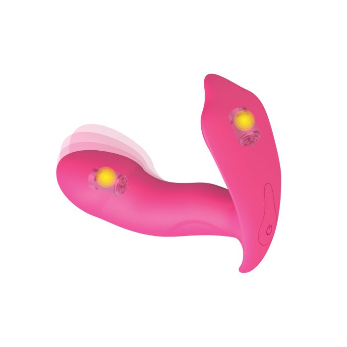 Secret Clit Dual Stim Heating and Voice Control - Pink
