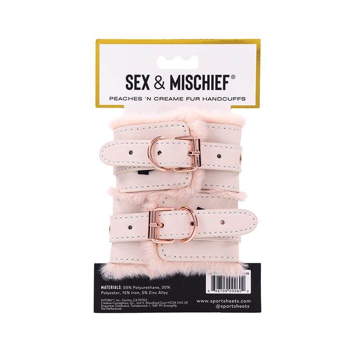 Peaches Fur Handcuffs