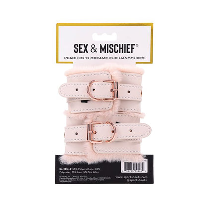 Peaches Fur Handcuffs