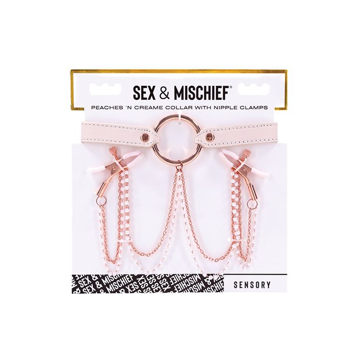 Peaches Collar W/Nipple Clamps