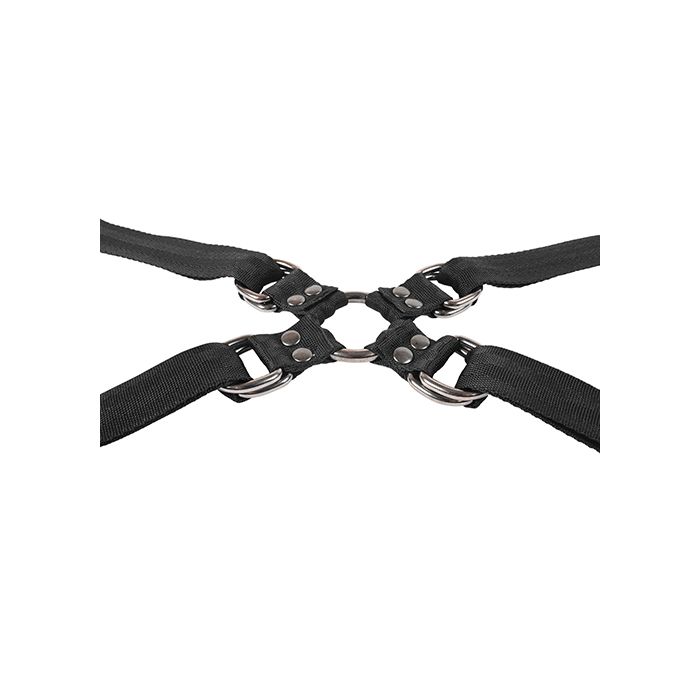 Velvet Noir Adjustable Hog Tie & Cuff Set