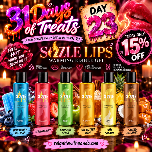 31 Days of Treats Day 23- Sizzle Lips warming flavored lubricant