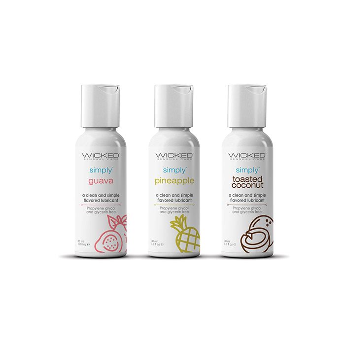 Tropical Trio Travel Size Flavored Lubes - 1 oz Bottles
